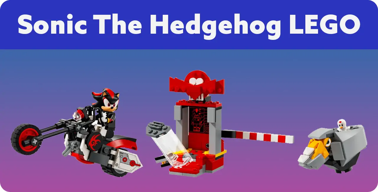 LEGO Sonic the Hedgehog Shadow the Hedgehog Escape Building Set, Gift for  Gamers 76995