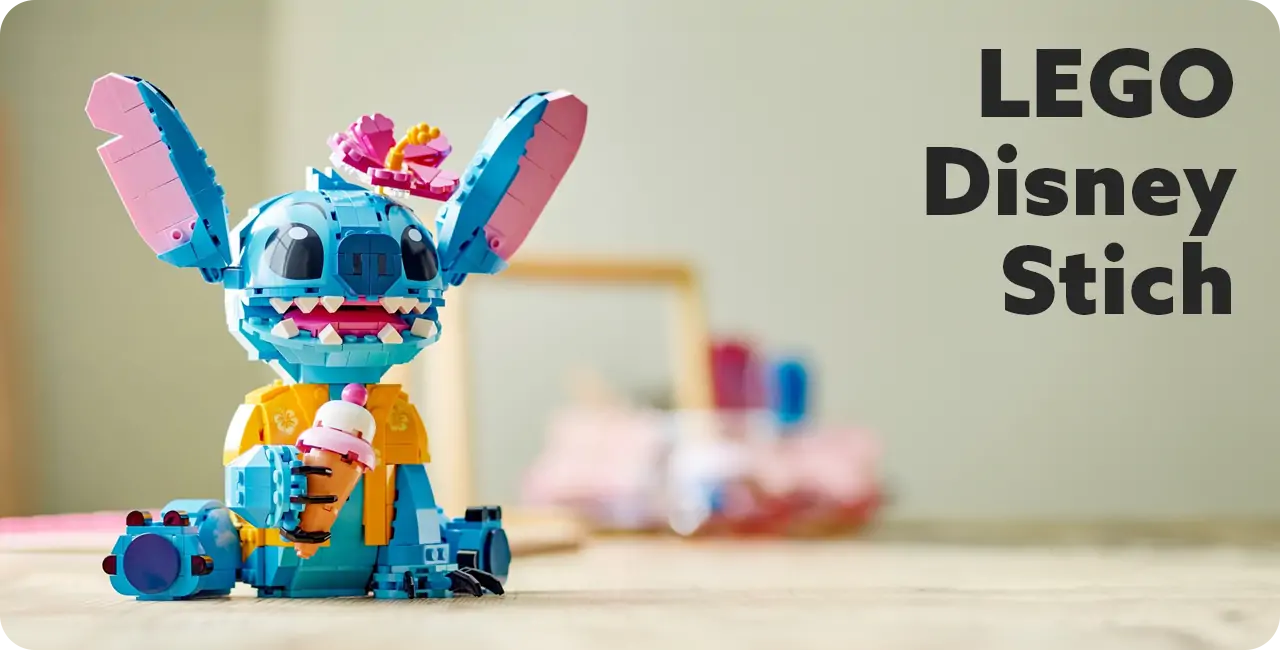 A buildable LEGO Stitch (43249) and more Encanto sets coming in