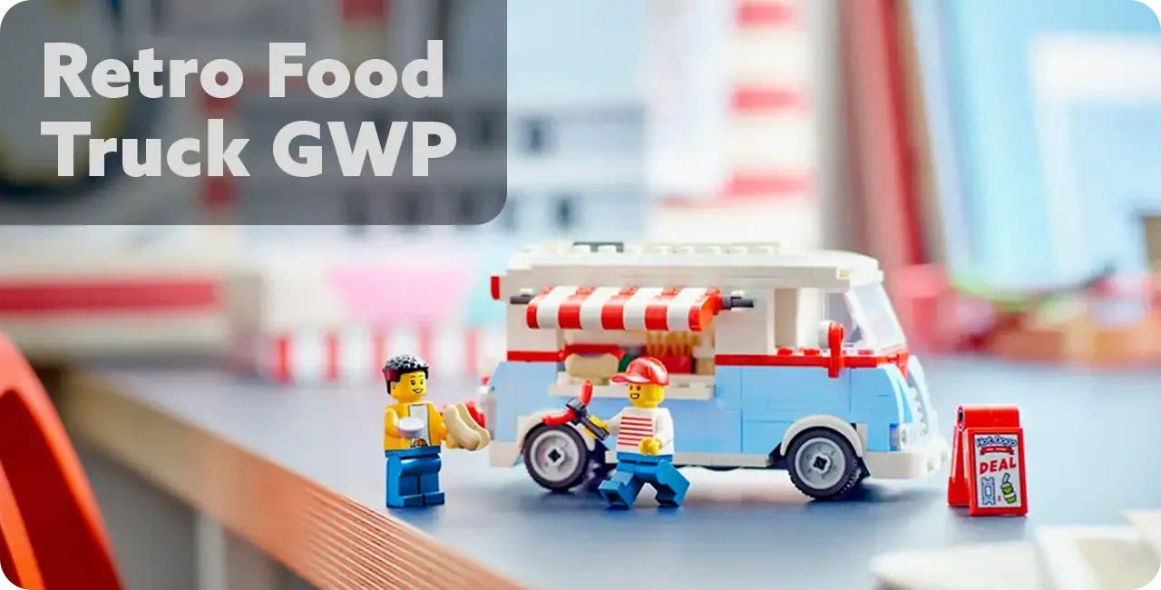 LEGO Gift With Purchase Retro Food Truck 40681 iDisplayit