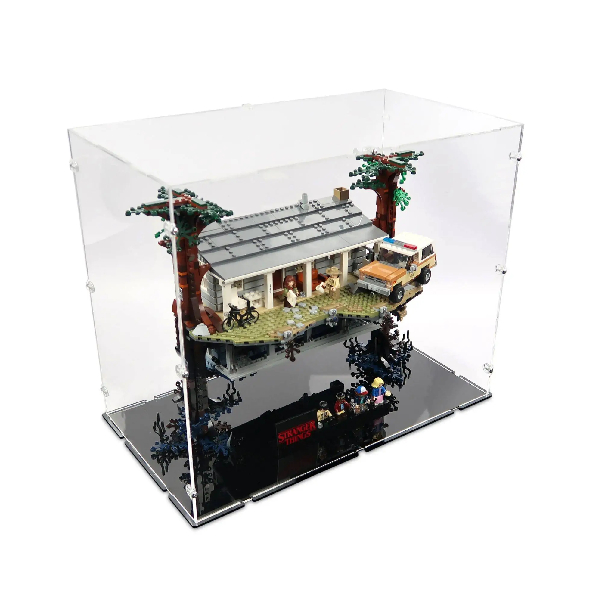 Acrylic Display Case for LEGO Upside Down (Stranger Things)