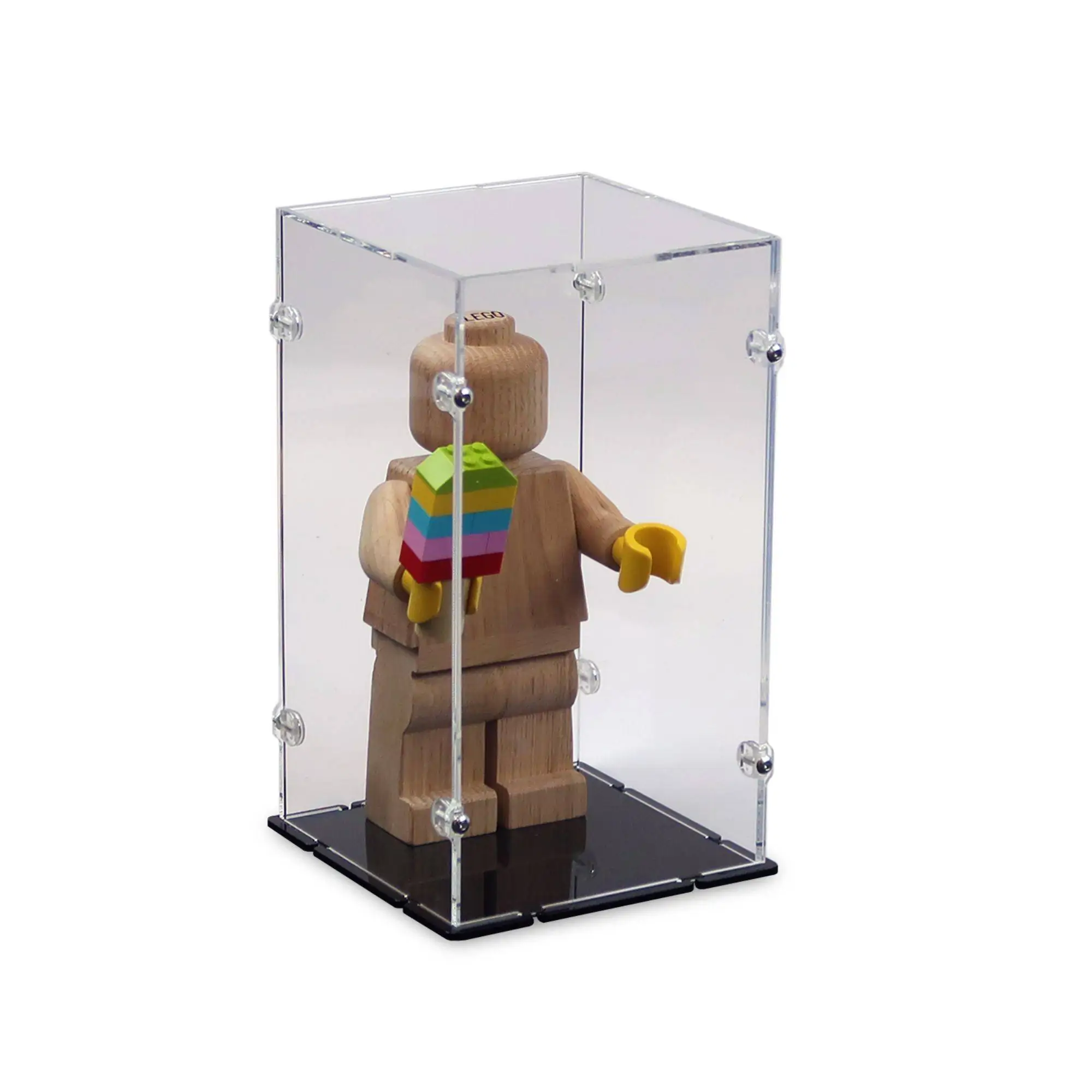 Acrylic Display Case for LEGO Wooden Minifigure iDisplayit