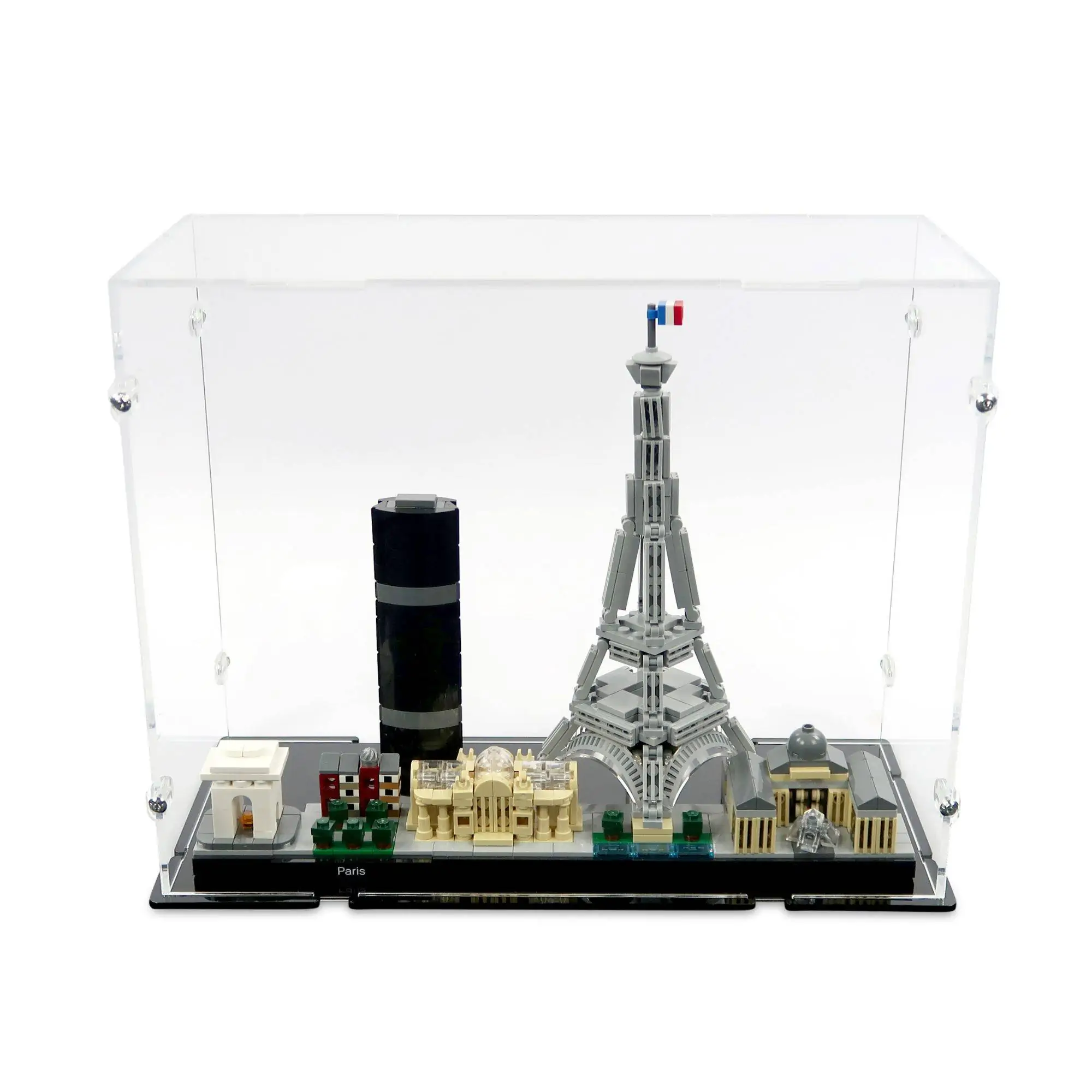 Acrylic Display Case for x2 LEGO Architecture Paris Models
