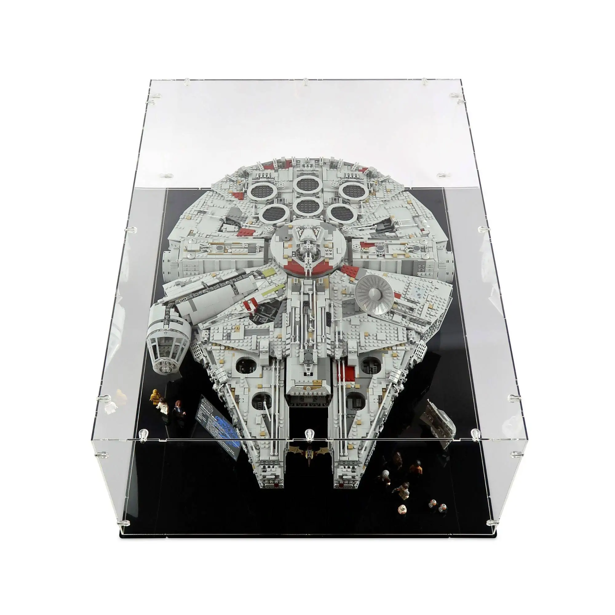 LEGO Star Wars millennium falcon 75192 coffee table display  Star wars  room, Star wars collection display, Star wars figurines