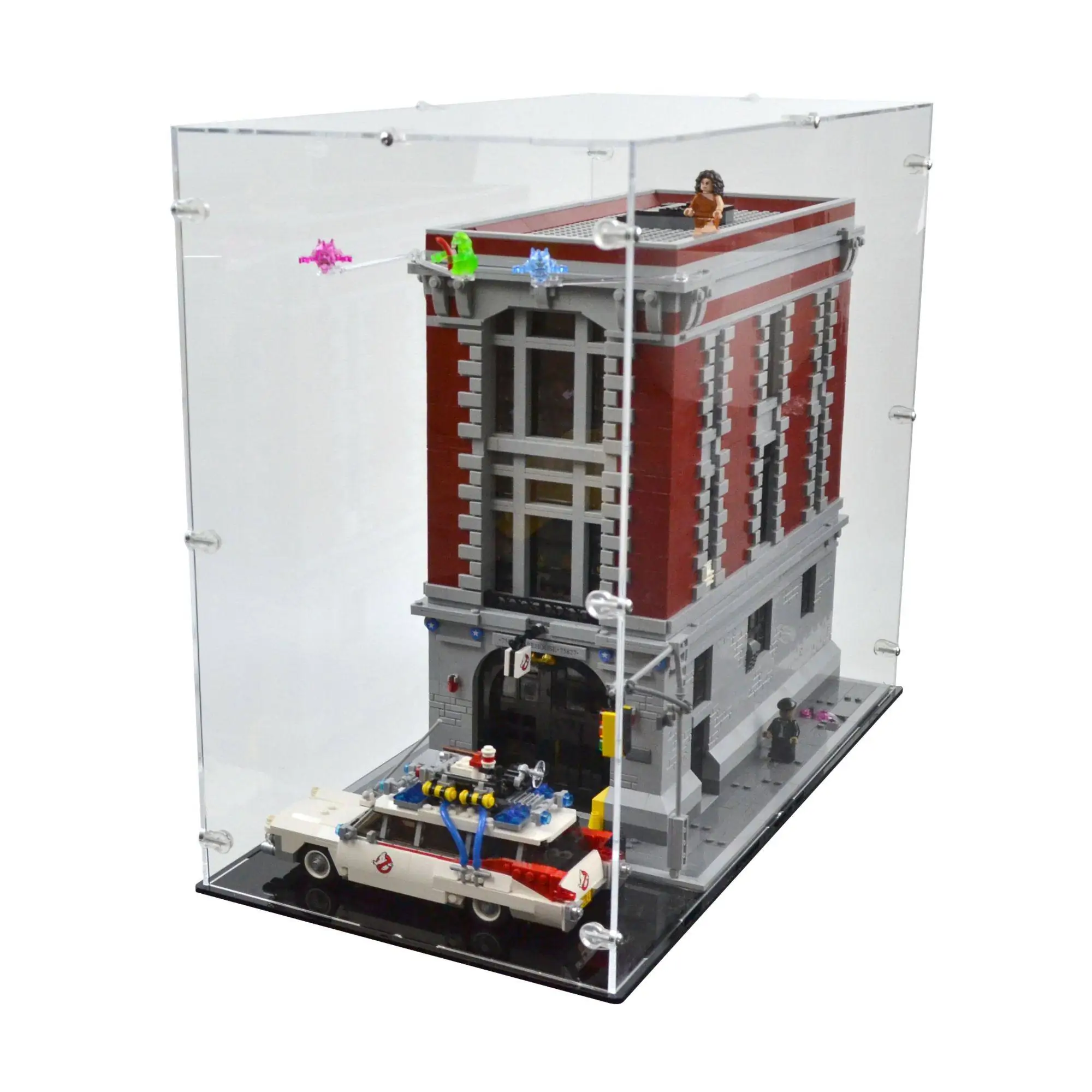 LEGO Ghostbusters Firehouse HQ Closed Display Case | iDisplayit