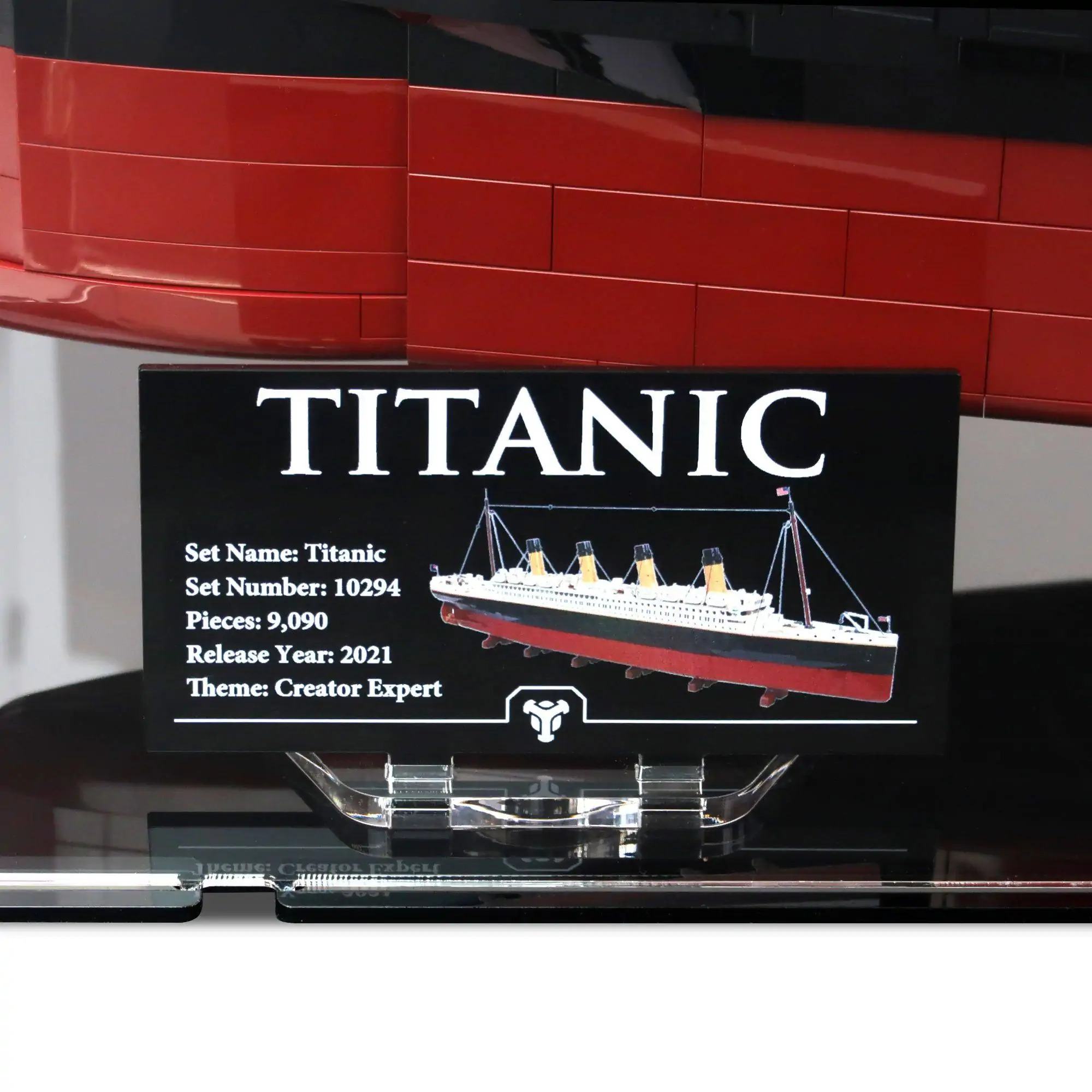 Titanic Display Case for LEGO 10294 