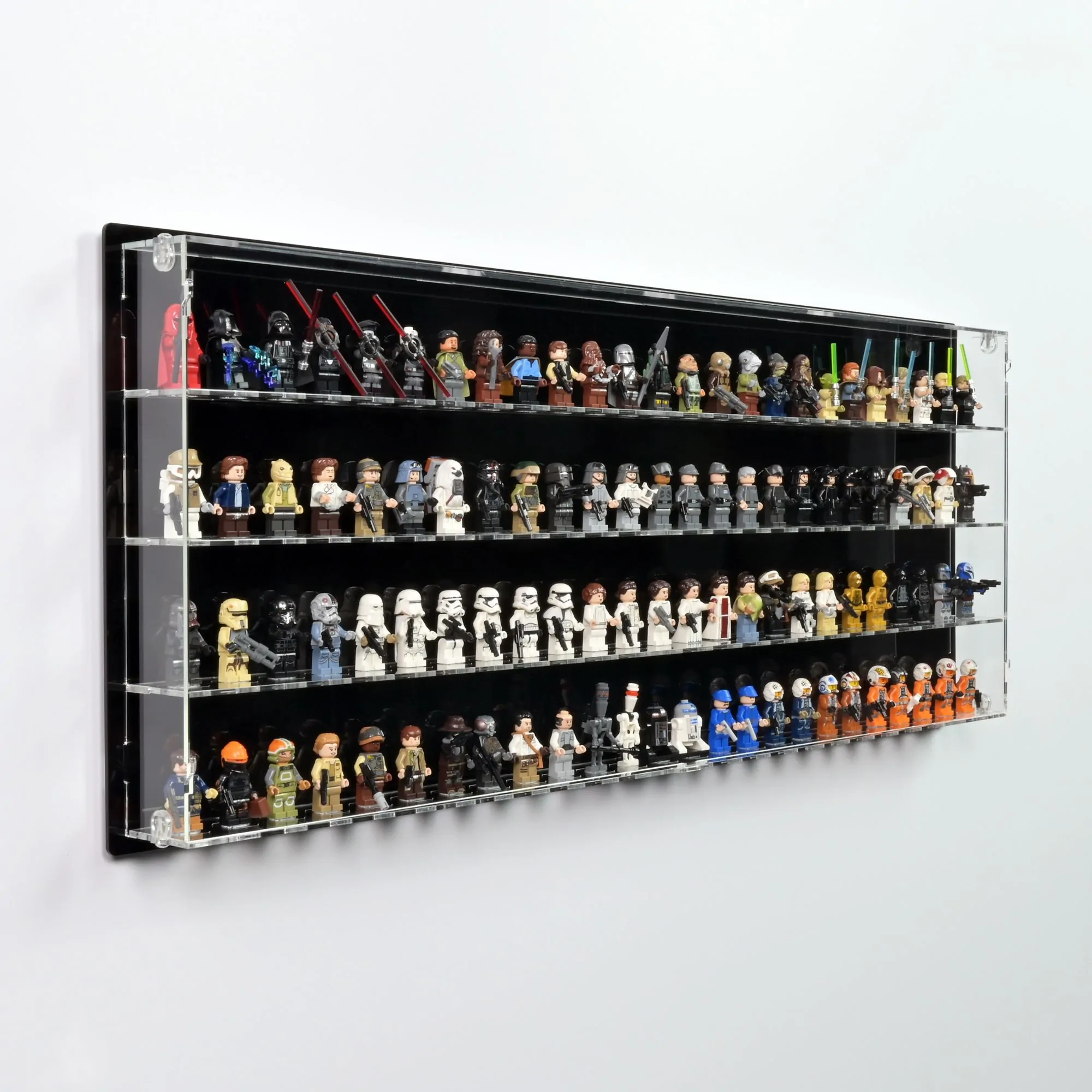 100 LEGO Minifigures Wall Cabinet iDisplayit