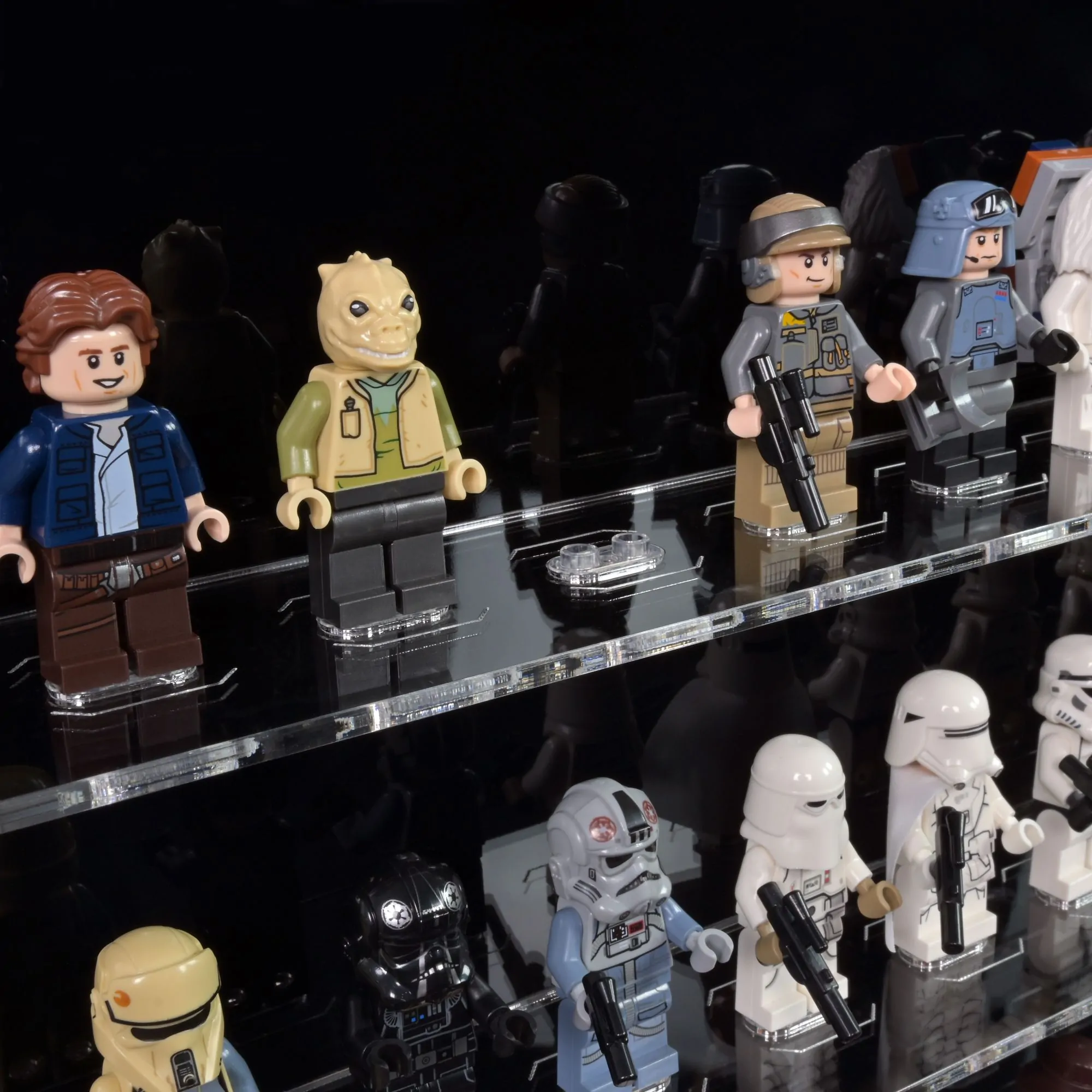 100 LEGO Minifigures Wall Cabinet iDisplayit