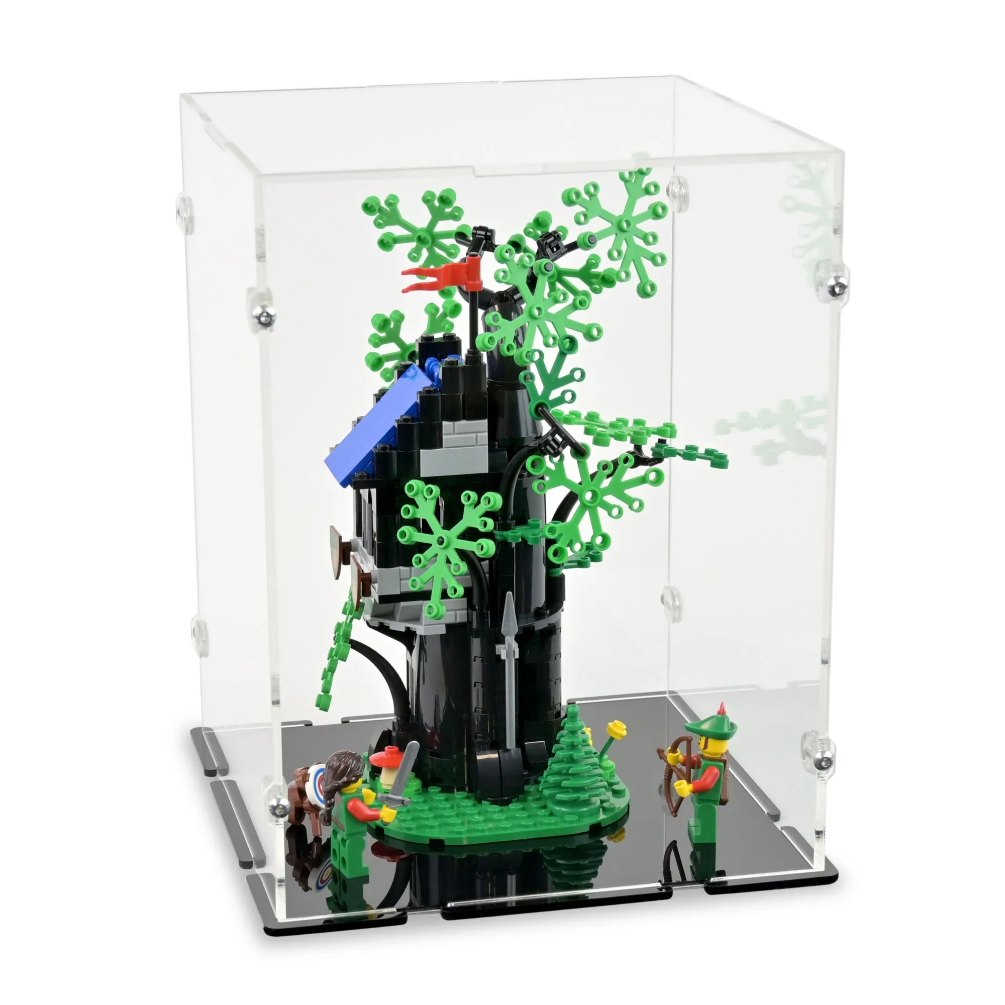hun er Pirat Tøm skraldespanden Acrylic Display Case for LEGO Forest Hideout | iDisplayit