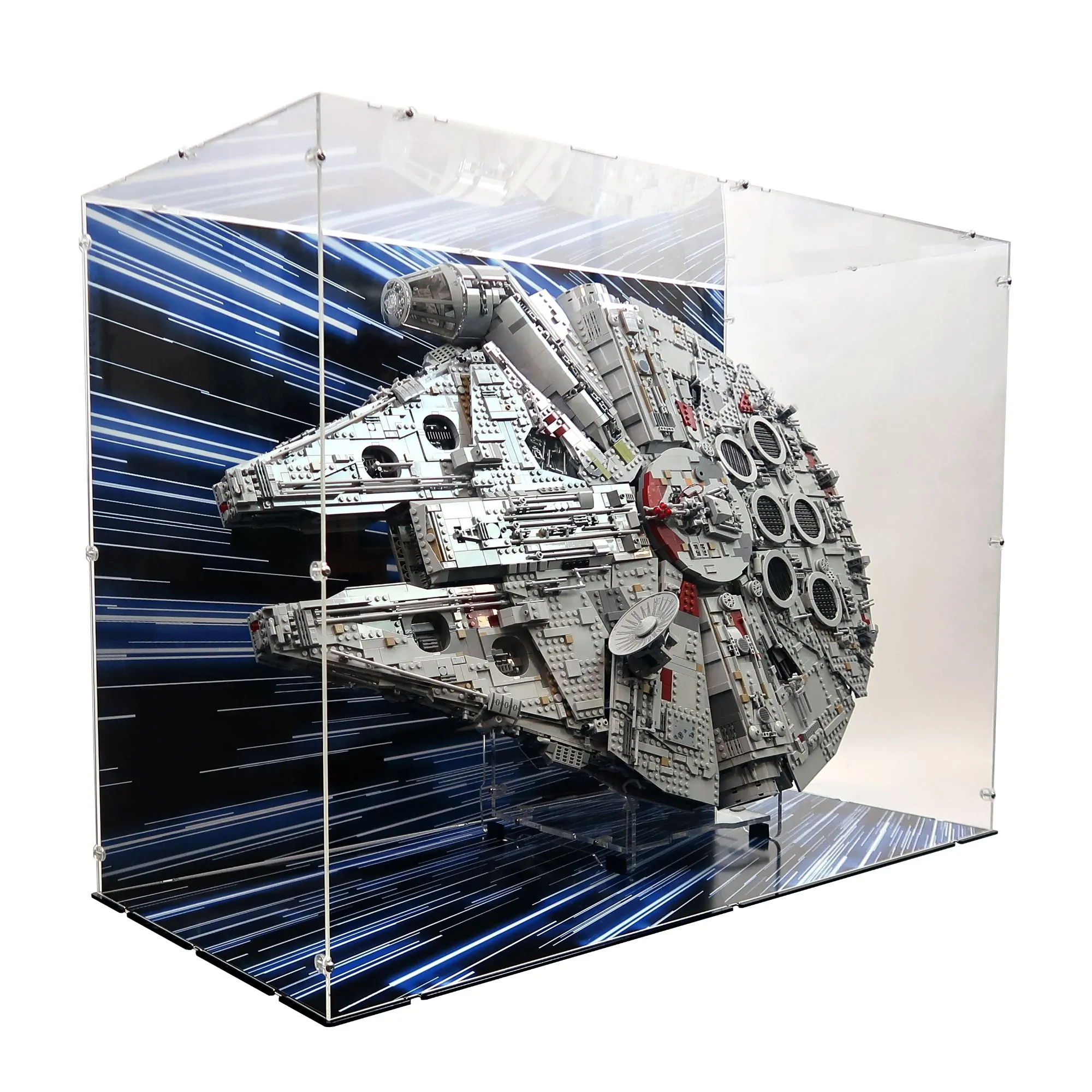 LEGO Star Wars Millennium Falcon Vertical Display Case | iDisplayit