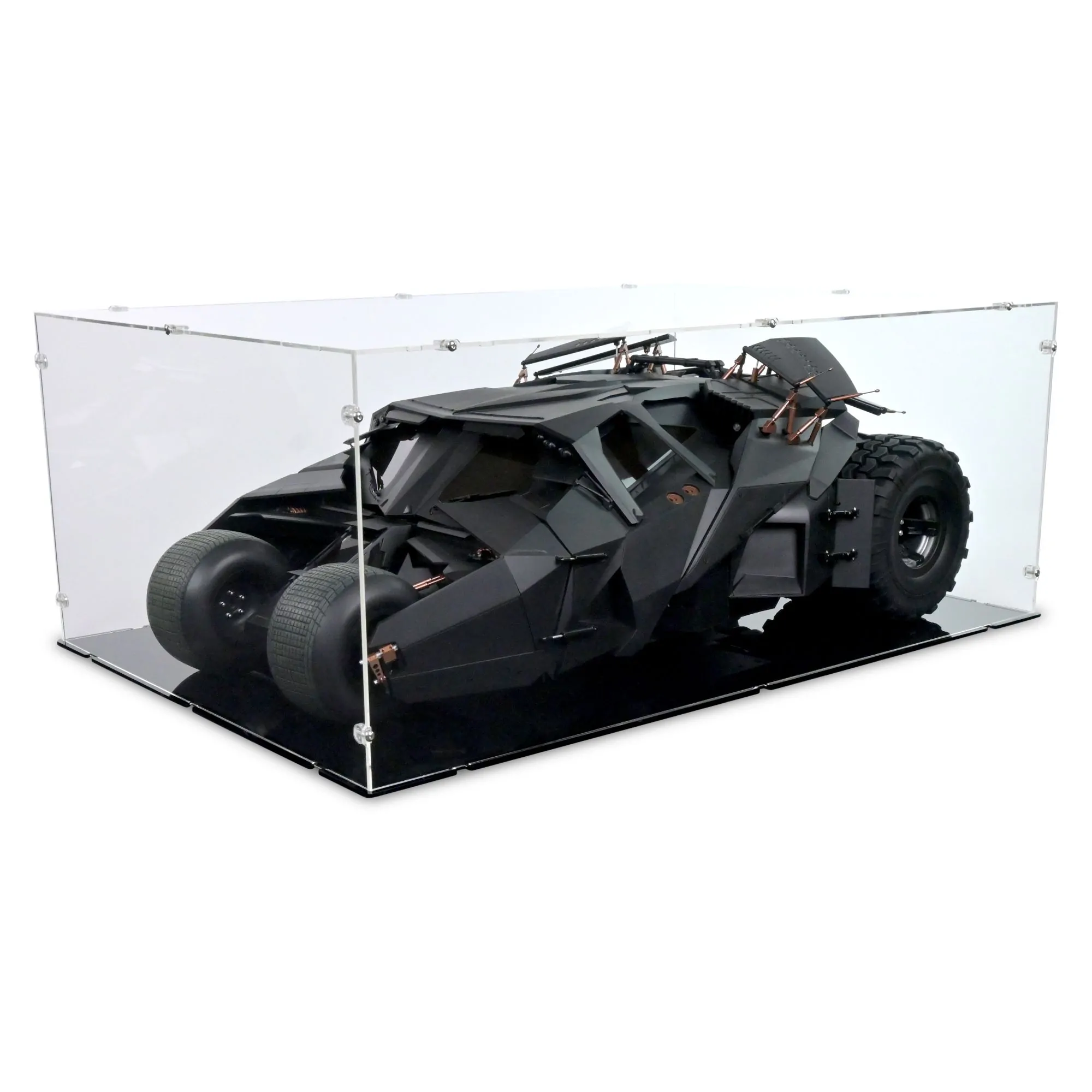 Acrylic Display Hot Toys 1/6 Scale Batman Begins Batmobile | iDisplayit