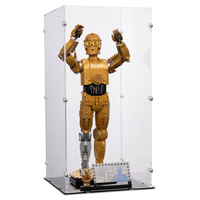 lego c3po display case